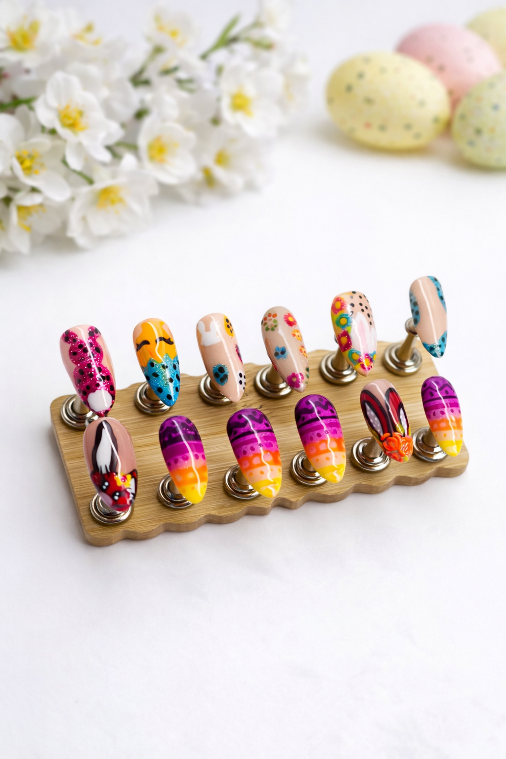 PRESS-ON NAILS FAIT MAIN - COLLECTION NAIL ART A THEME